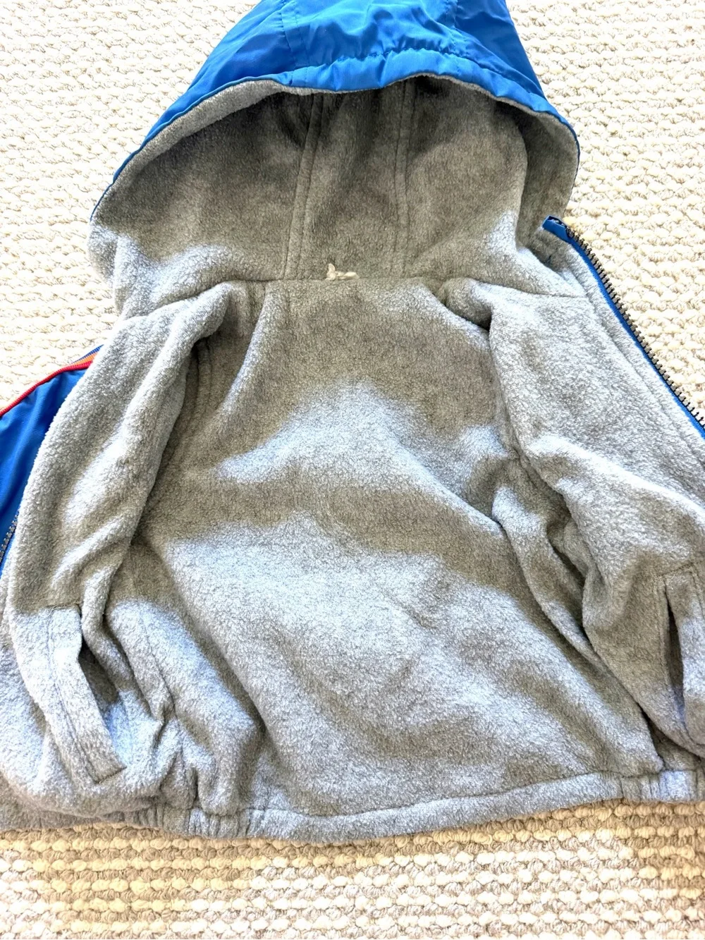 OshKosh B’Gosh Boys Reversible Midweight Hooded Jacket – 6-9 Months